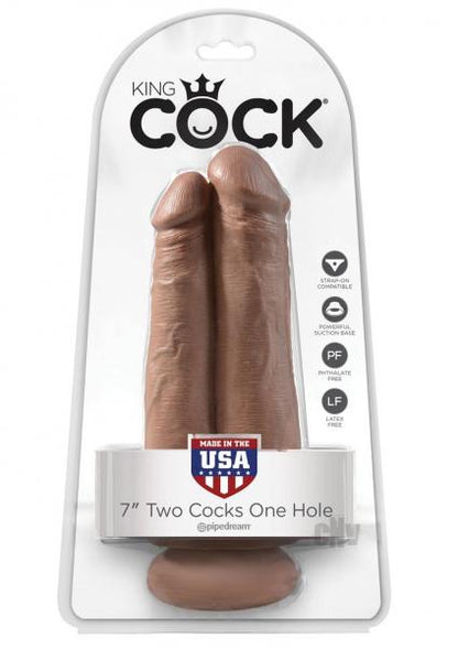 King Cock Two Cocks One Hole Dildo - SP BOUTIQUE