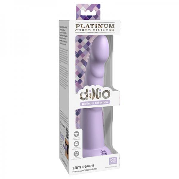 Dillio Platinum Slim Seven Silicone Dildo - SP BOUTIQUE