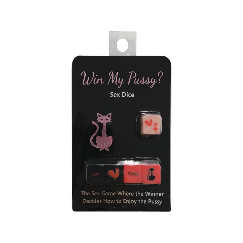 Win My Pussy Sex Dice Game - 5 Fun Foreplay Rolling Dice for Adults, Explore Body Parts &amp; Actions - SP BOUTIQUE