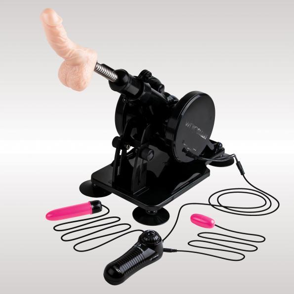 Whipsmart Remote Control Thruster Sex Machine | 200 Thrusts Per Minute, 7.8&quot; Extension Rod &amp; 5&quot; Vibrator - SP BOUTIQUE
