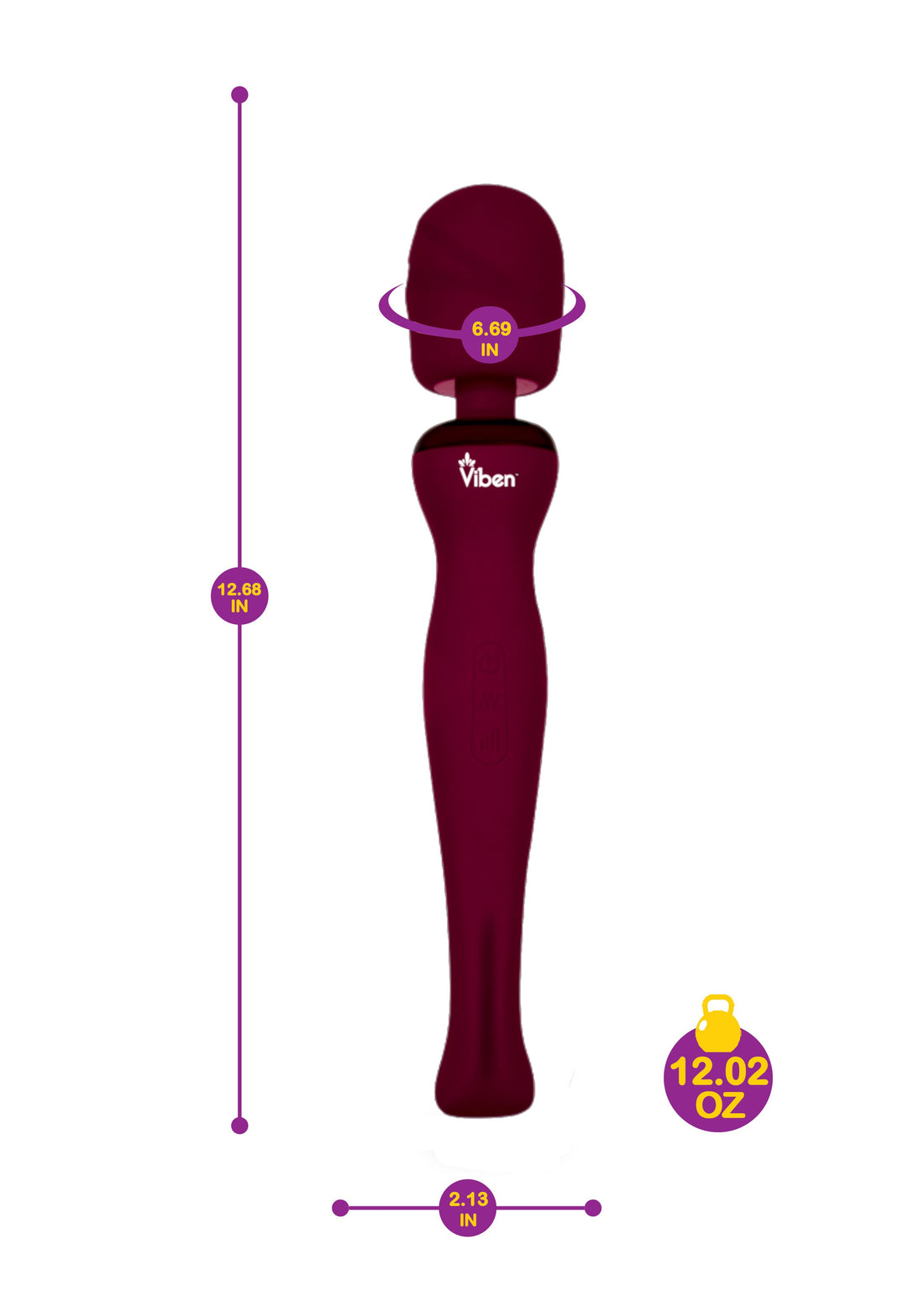 Viben Sultry Intense Handheld Wand Massager SP BOUTIQUE