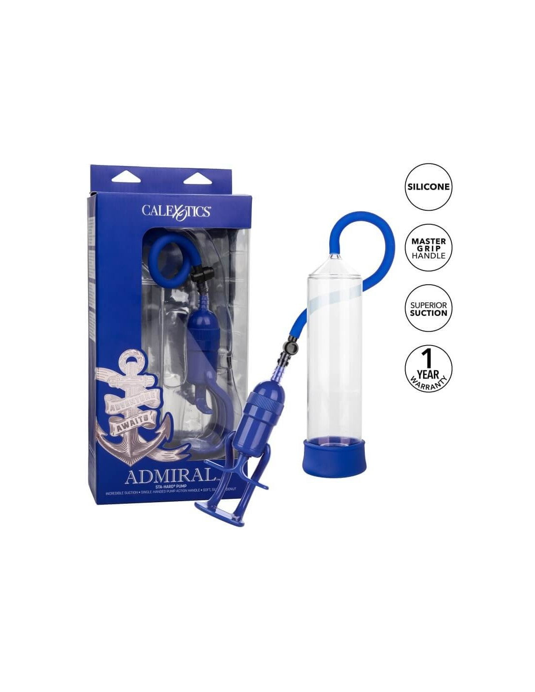 Admiral Sta Hard Pump Blue CALEXOTIC