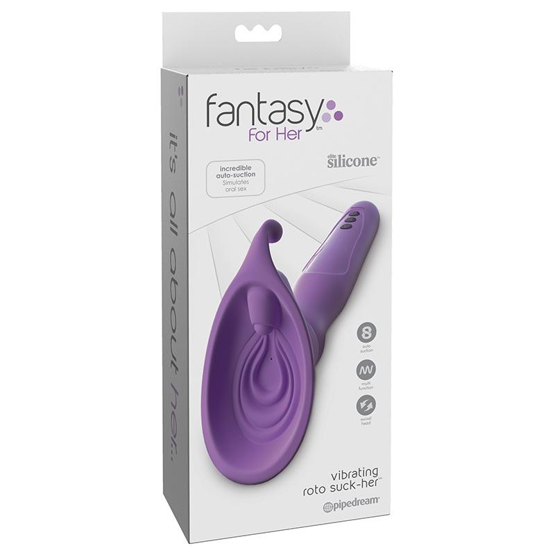 Fantasy For Her Vibrating Roto Suck-Her Purple - SP BOUTIQUE