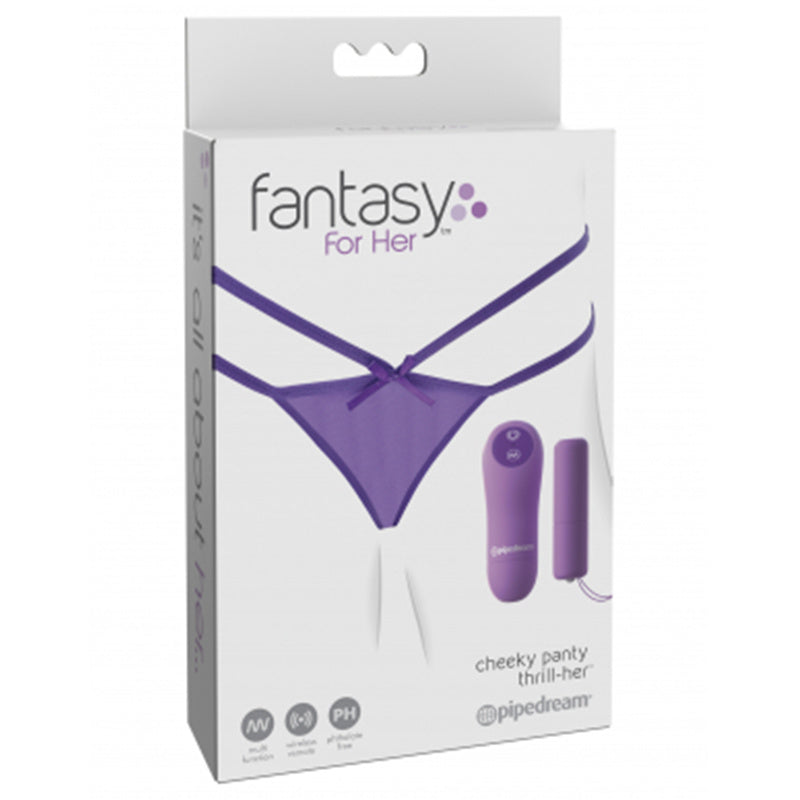 Fantasy For Her Petite Panty Thrill-Her O/S Purple - SP BOUTIQUE
