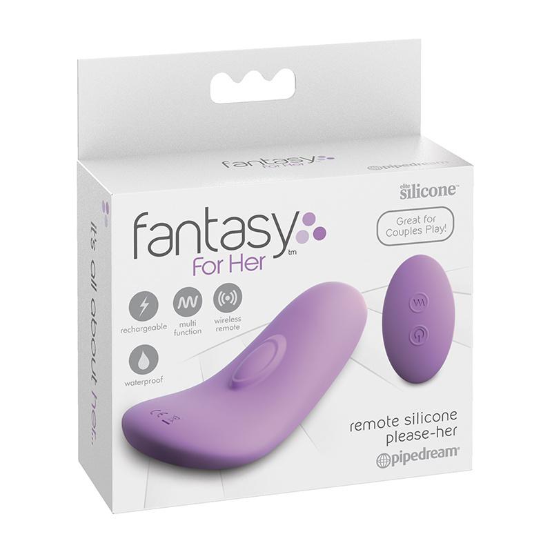 Fantasy For Her Please-Her Remote Purple Vibrator - SP BOUTIQUE