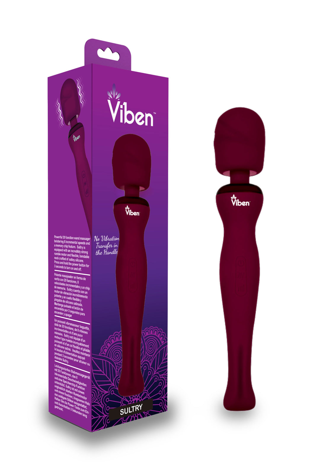 Viben Sultry Intense Handheld Wand Massager SP BOUTIQUE