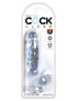 King Cock Clear 6" Cock With Balls - SP BOUTIQUE