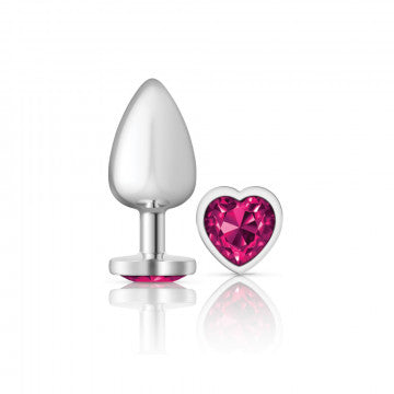 Cheeky Charms-Silver Metal Butt Plug - SP BOUTIQUE