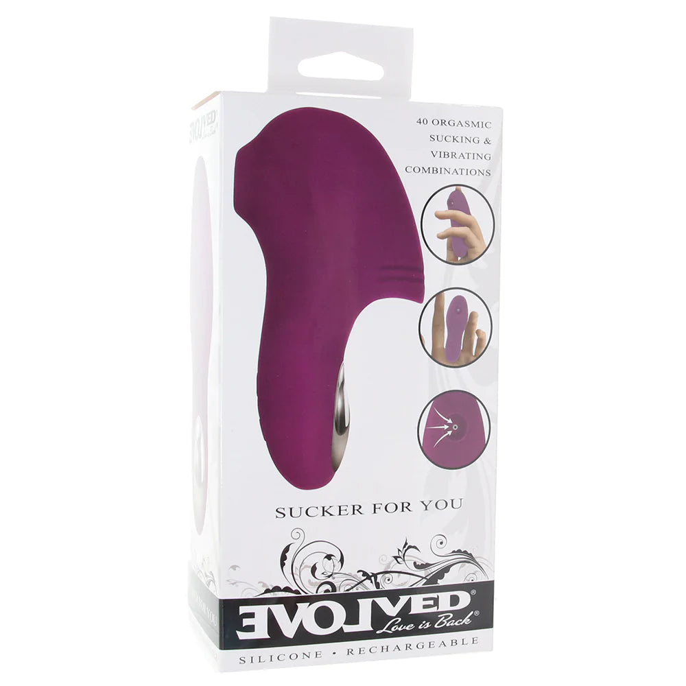Evolved Sucker For You Finger Vibe - Purple - SP BOUTIQUE