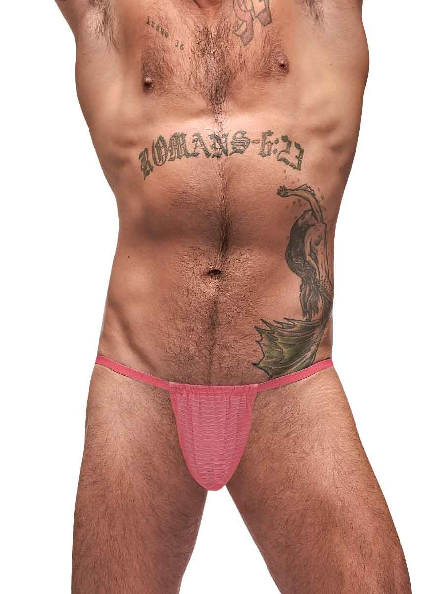 Male Power Mesh Rib Posing Strap - SP BOUTIQUE