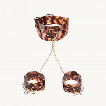 Sincerely Amber Neck and Wrist Restraints - SP BOUTIQUE