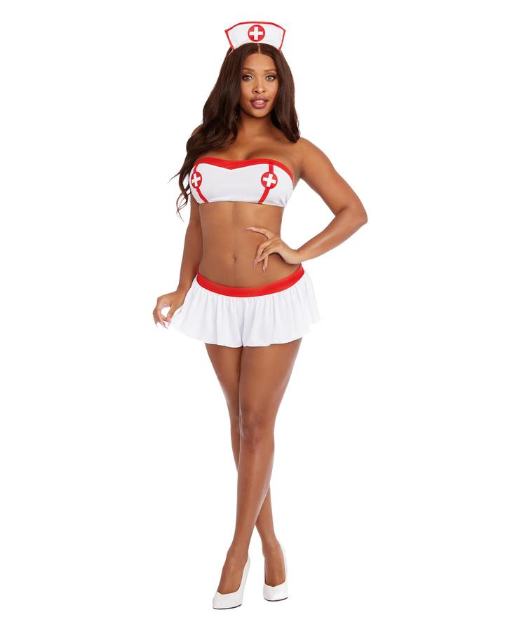 Dreamgirl Nurse Bedroom Costume Four-Piece Set - SP BOUTIQUE
