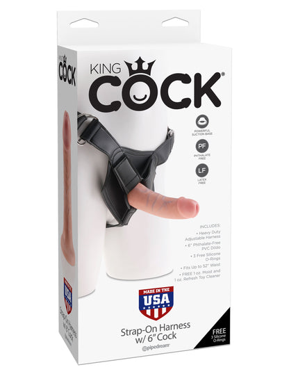 King Cock Strap on Harness With Cock - SP BOUTIQUE
