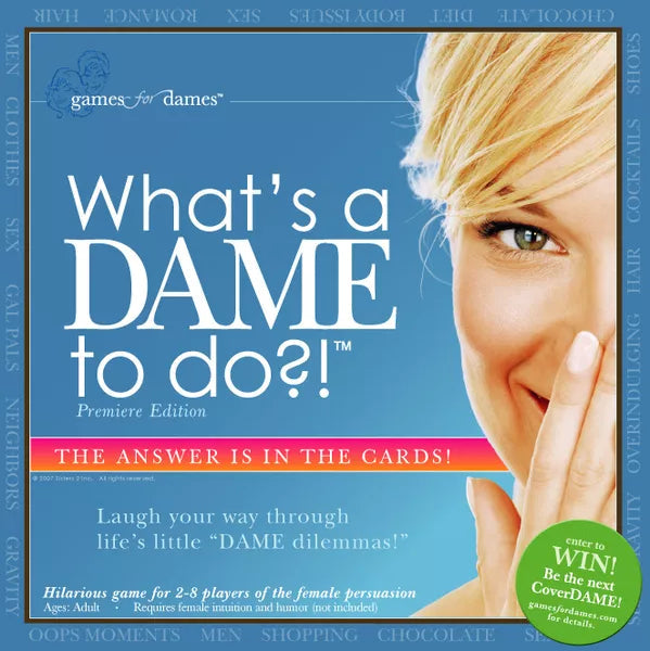 What’s A Dame To Do?!™ – Hilarious Social Board Game for Women to Spark Fun Conversations - SP BOUTIQUE