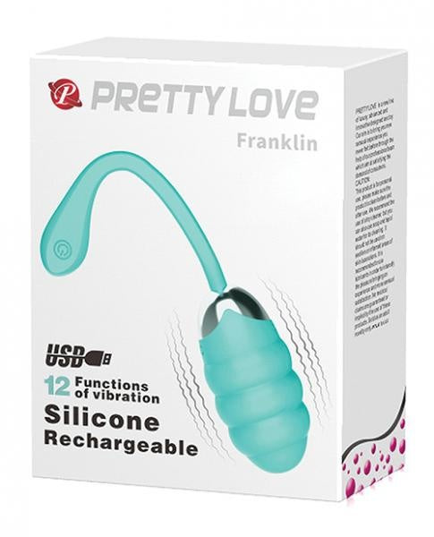 Pretty Love Franklin Remote Egg Vibrator Green - SP BOUTIQUE