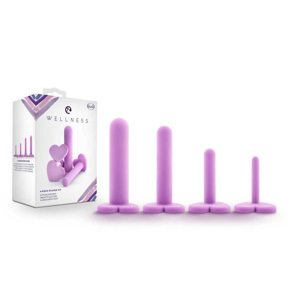 4-Piece Wellness Dilator Kit - Soft Silicone, Gradually Sized for Comfort &amp; Hygiene - SP BOUTIQUE