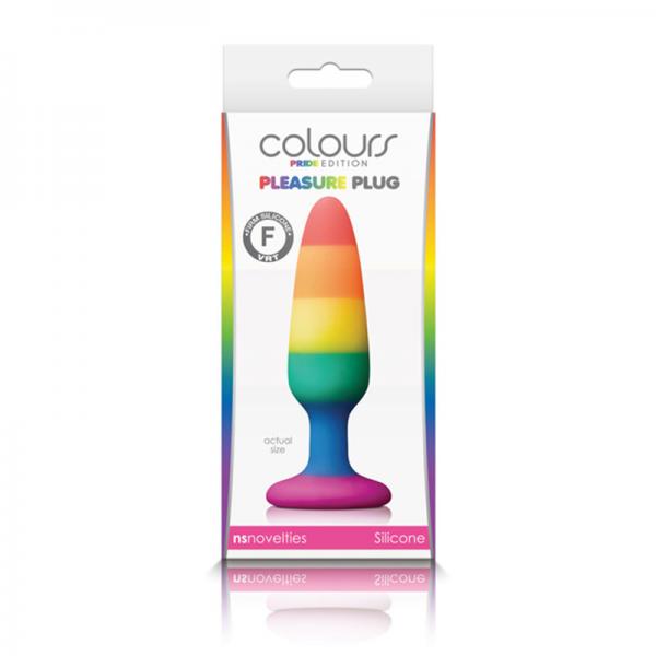 Colours Pride Edition Pleasure Plug Rainbow - SP BOUTIQUE