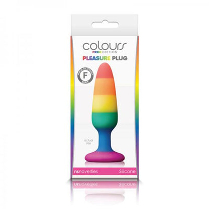 Colours Pride Edition Pleasure Plug Rainbow - SP BOUTIQUE