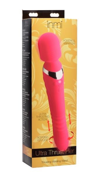 INMI Ultra Thrusting And Vibrating Silicone Wand - SP BOUTIQUE