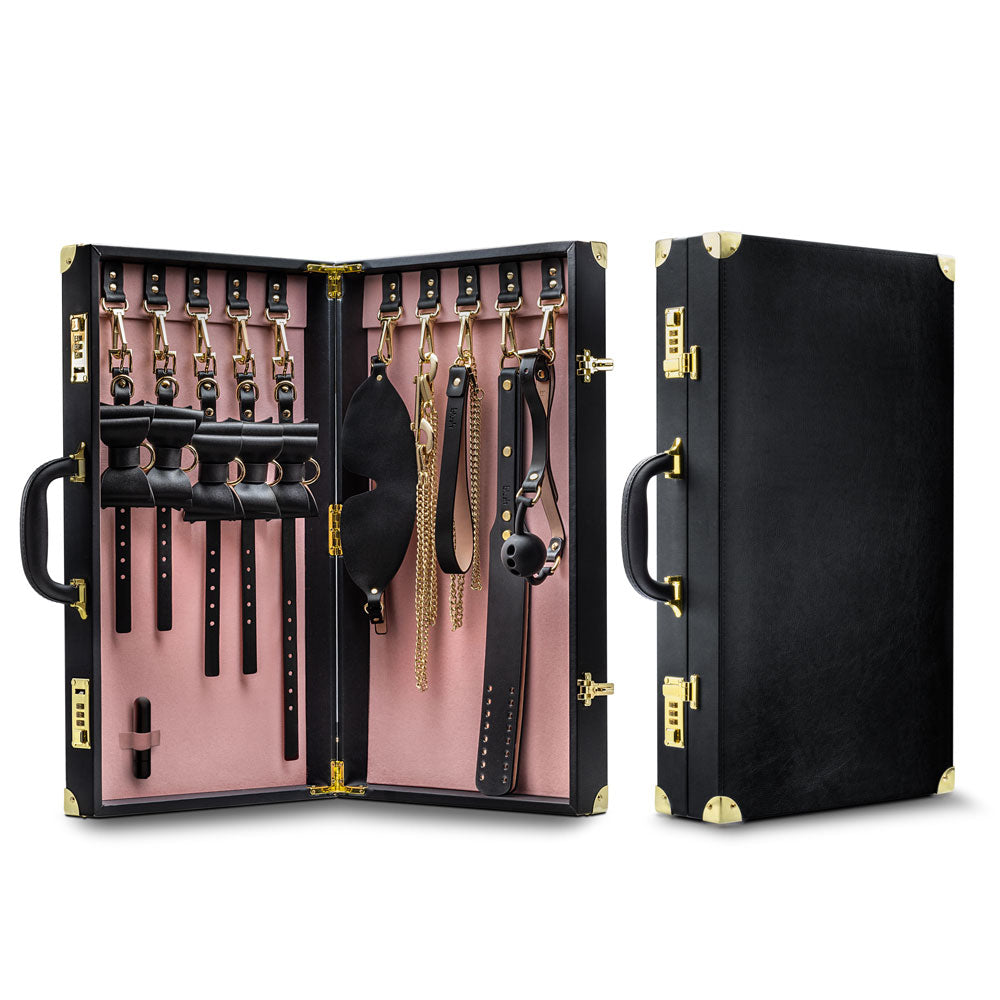Temptasia Safe Word 10-Piece Bondage Kit with Suitcase - SP BOUTIQUE