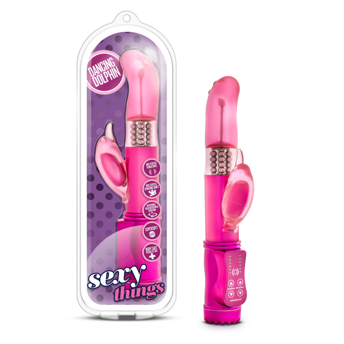 Sexy Things Dancing Dolphin Dual Stimulation Vibrator - SP BOUTIQUE