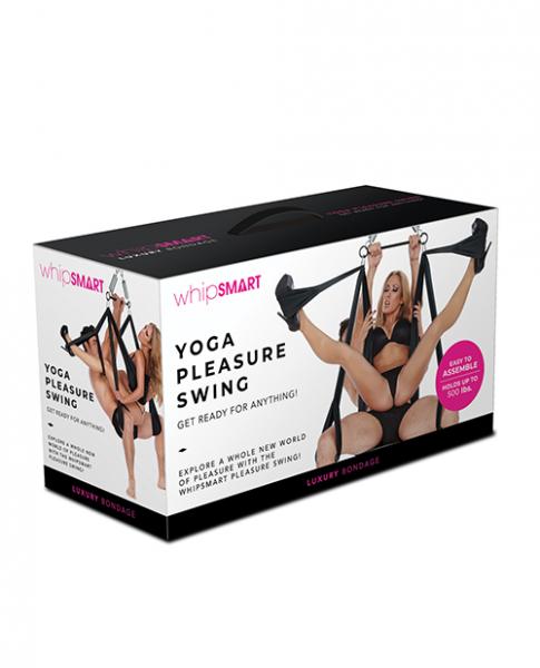 WhipSmart Yoga Pleasure Swing - Black Yoga Swing for Couples, Enhance Flexibility &amp; Explore New Positions - SP BOUTIQUE